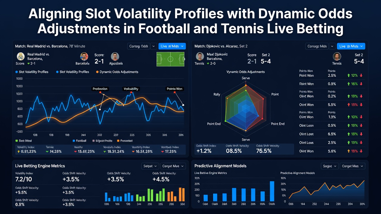 Vergleichsdiagramm von Volatilitätskurven in Tennis- und Slot-Daten