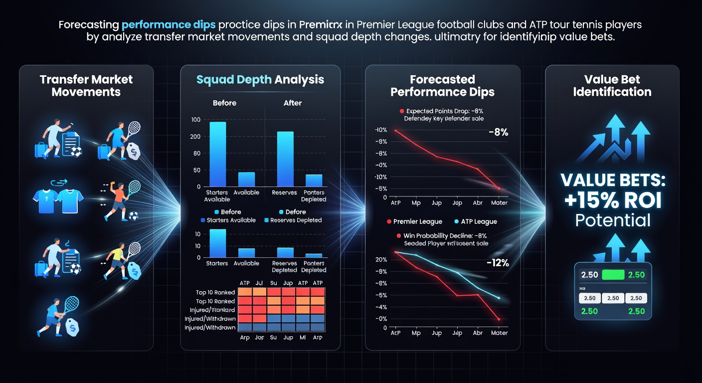 Transfermarktanalysen und Kaderstärken in der Premier League und beim ATP-Tennis