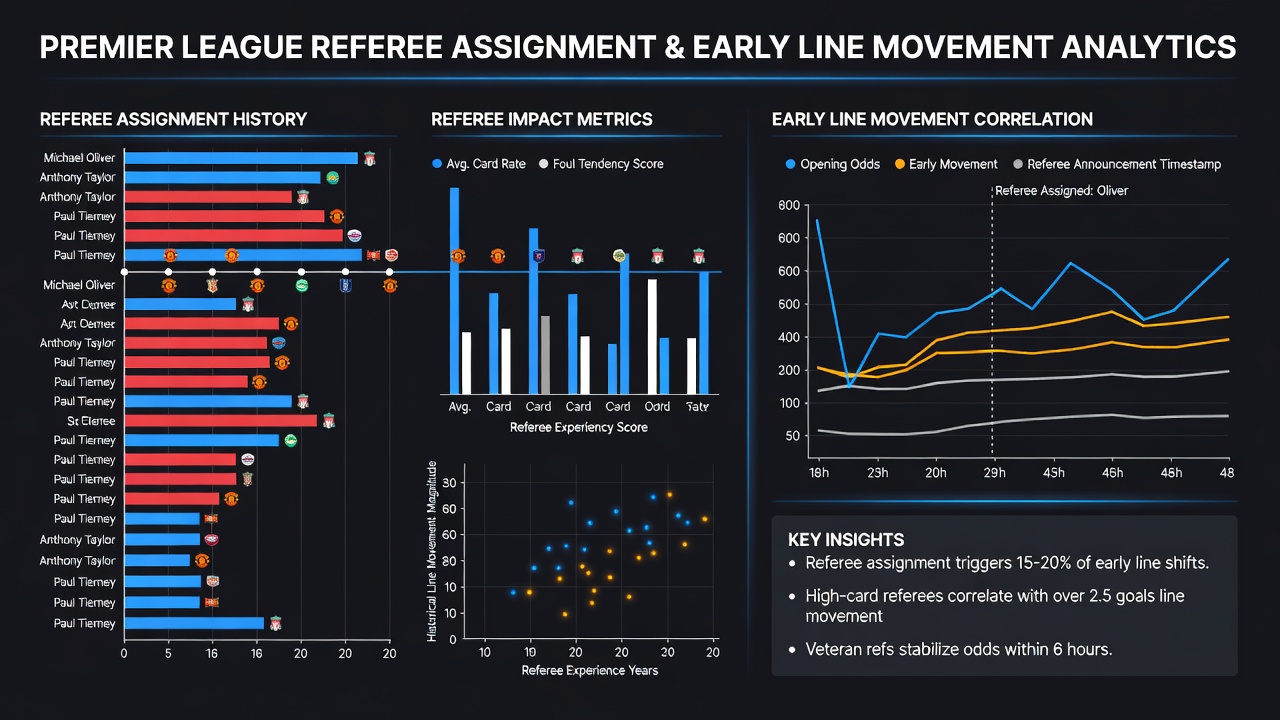 Vergleichende Analyse von Linienbewegungen in Tennis-Matches der WTA im Kontext von Schiedsrichterhistorien
