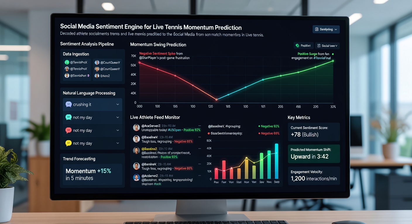 Visualisierung von Momentum-Schwankungen durch Social-Media-Daten in Live-Sportevents