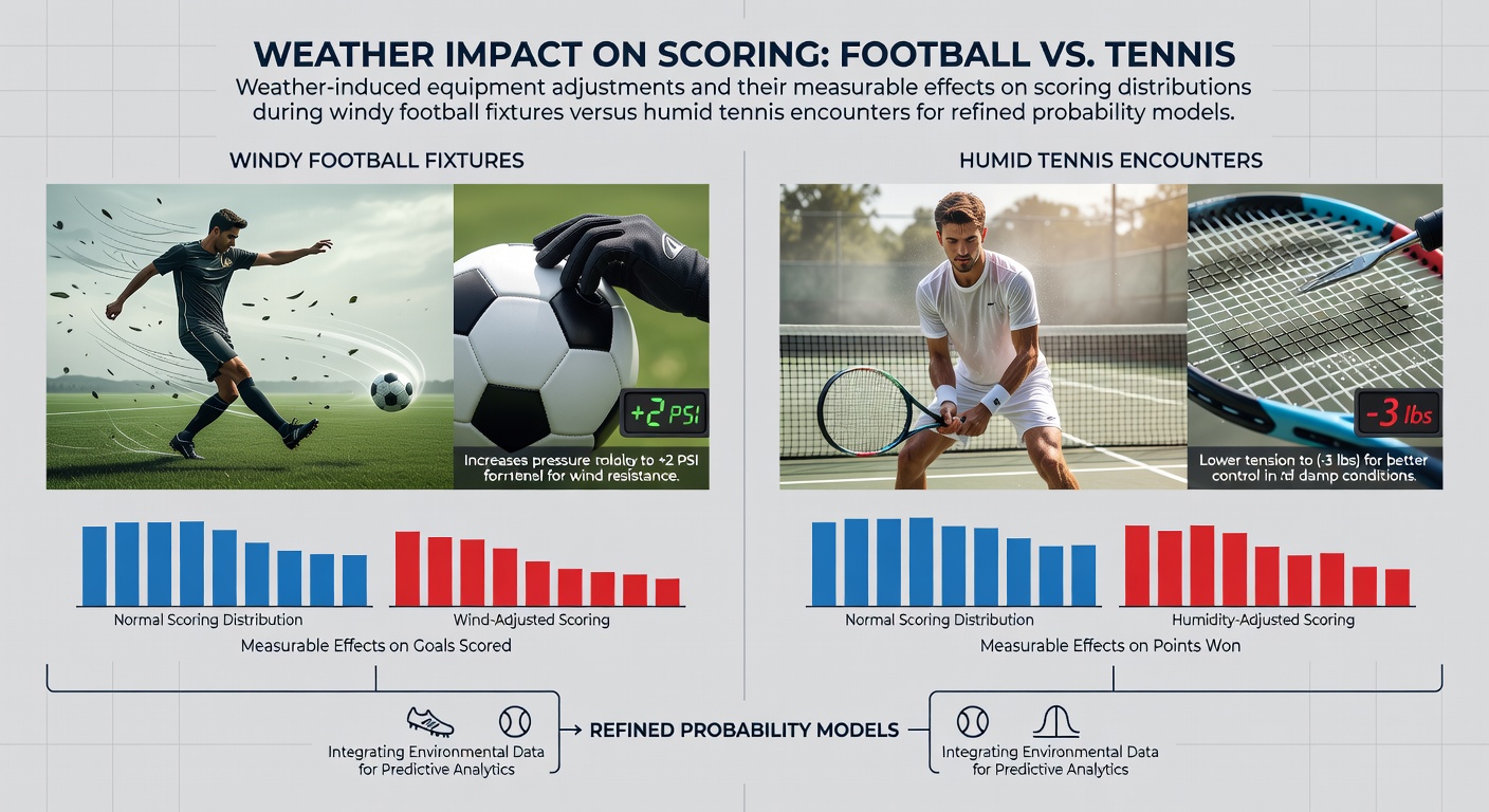 Wetterbedingte Anpassungen an Ausrüstung in Fußball und Tennis unter variablen Bedingungen